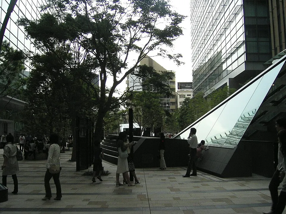 東京ミッドタウンのレストラン＆フードの実際の写真（2007年撮影）